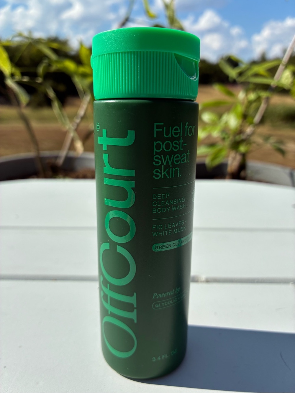 OffCourt Deep Cleansing Body Wash – Fig Leaves + White Musk 3.4 oz